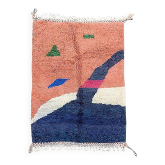 Tapis azilal fait main traditionnelle taille 250x150 cm