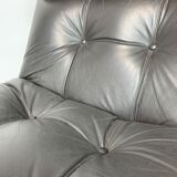 Brown leather heater