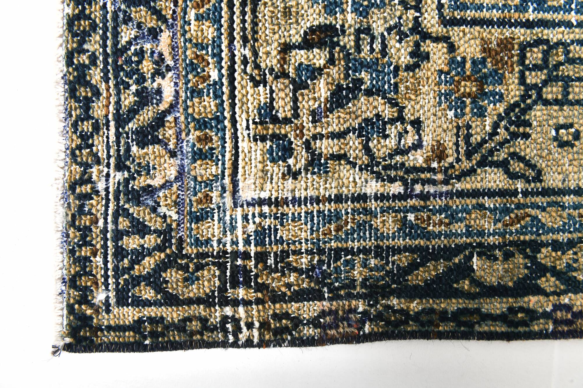 Classic Pattern Navy Blue Persian Rug, 311x402Cm