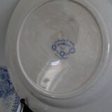 Set of 5 flat plates Sarreguemines Jardinière