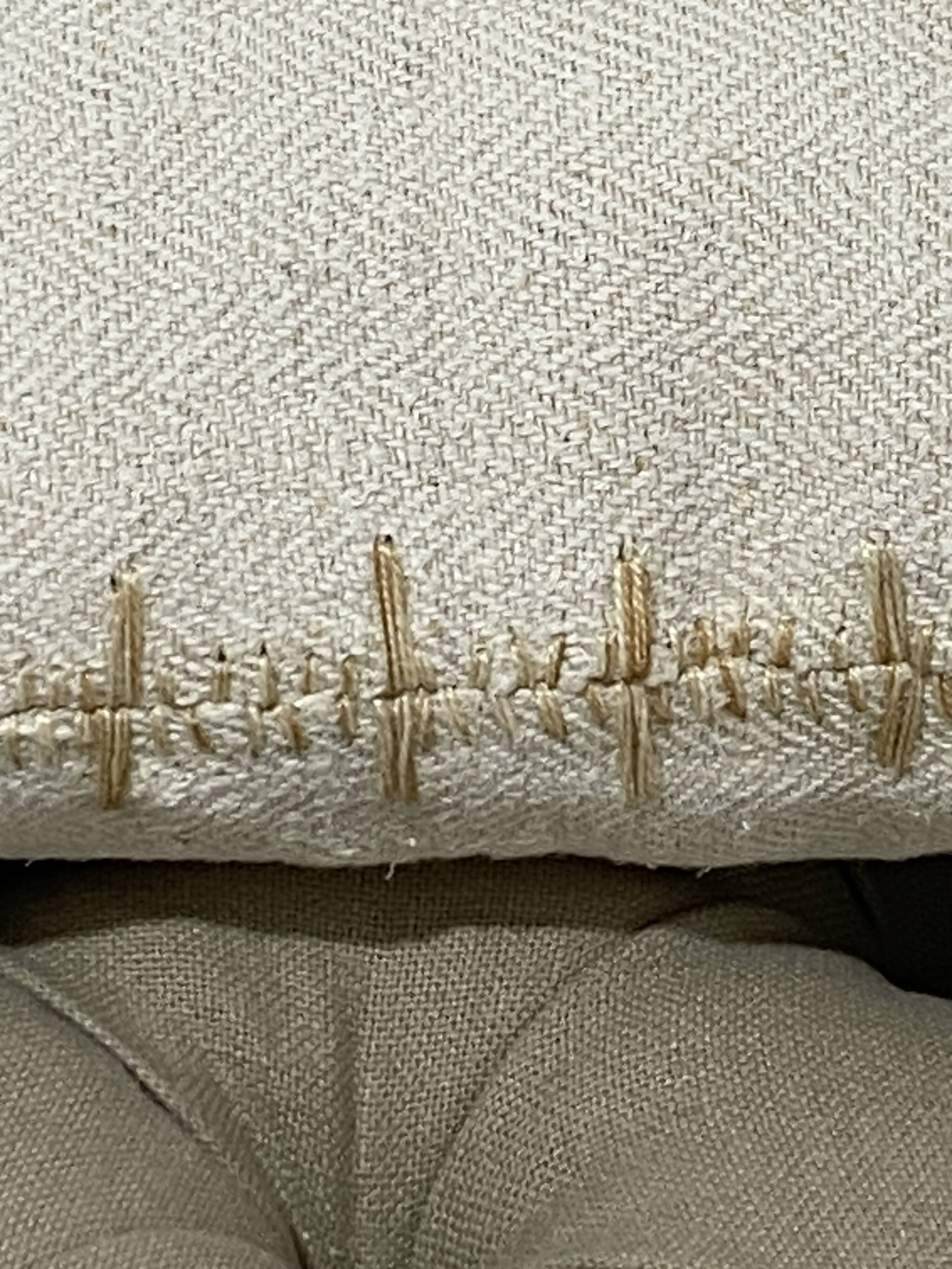 Kilim style cushion with hand embroidery