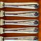 Christofle America 6 entremet, cheese, and dessert knives, 19.5 cm, superb