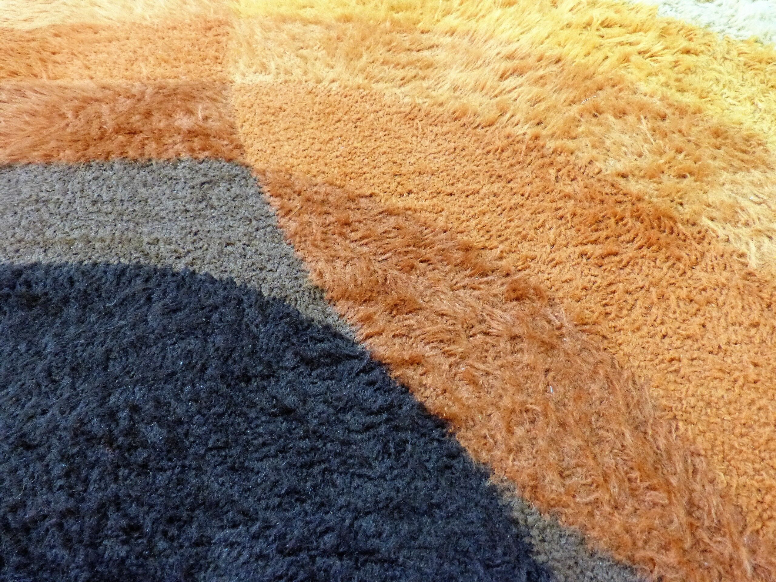 Colourful woolen carpet by Bergoss, Netherlands 1960's