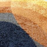 Colourful woolen carpet by Bergoss, Netherlands 1960's