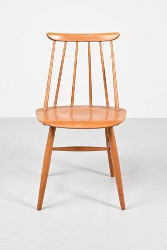 Chaises de salle à manger Mid-Century Modern par Ilmari Tapiovaara, ensemble de 6