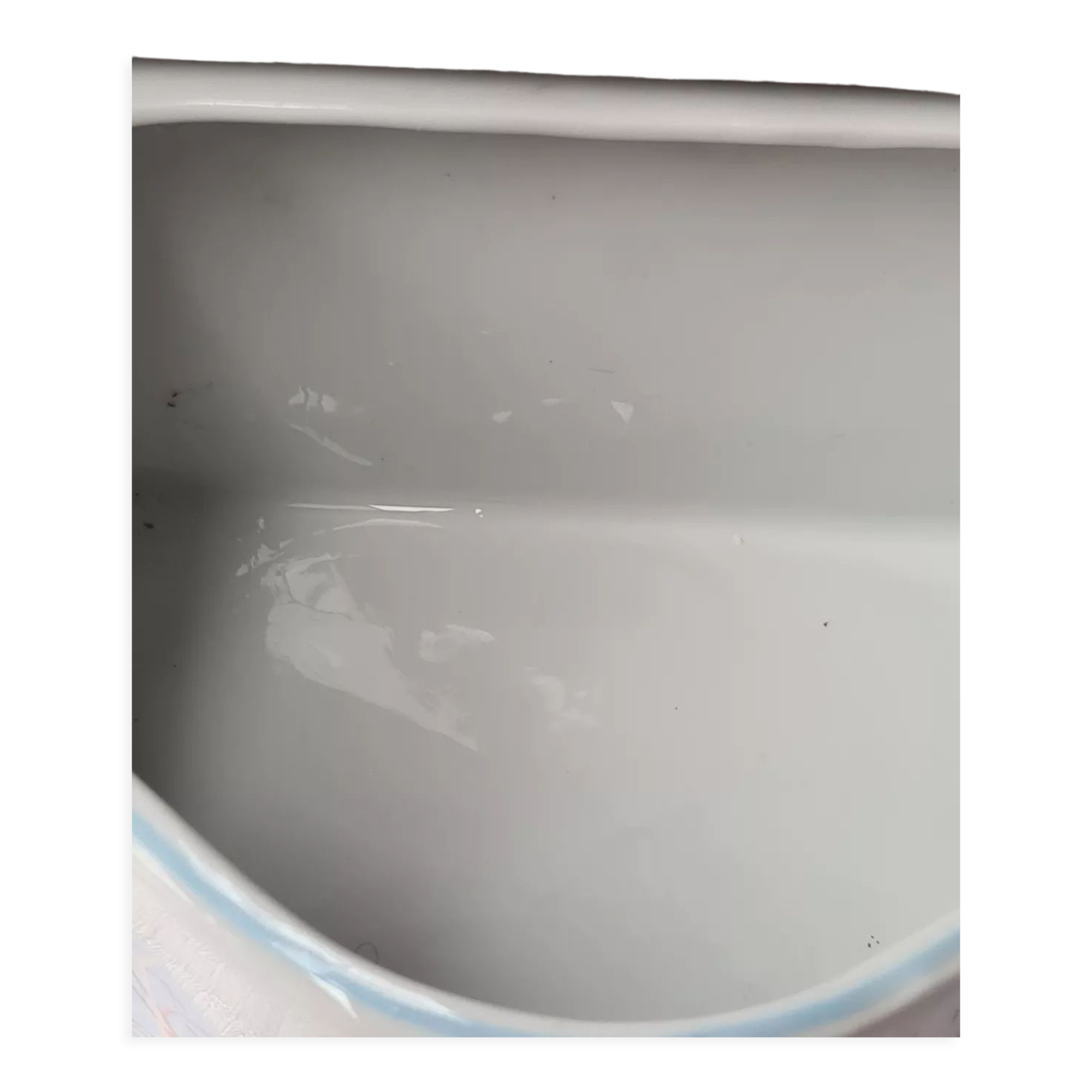 Vintage ceramic salt box