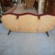 Louis Philippe sofa medallion in mahogany from the 19th century