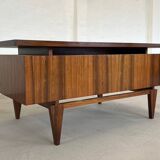 Bureau de direction en palissandre par Illum Wikkelsø, années 1970.