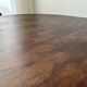 Tulip dining table with chrome base