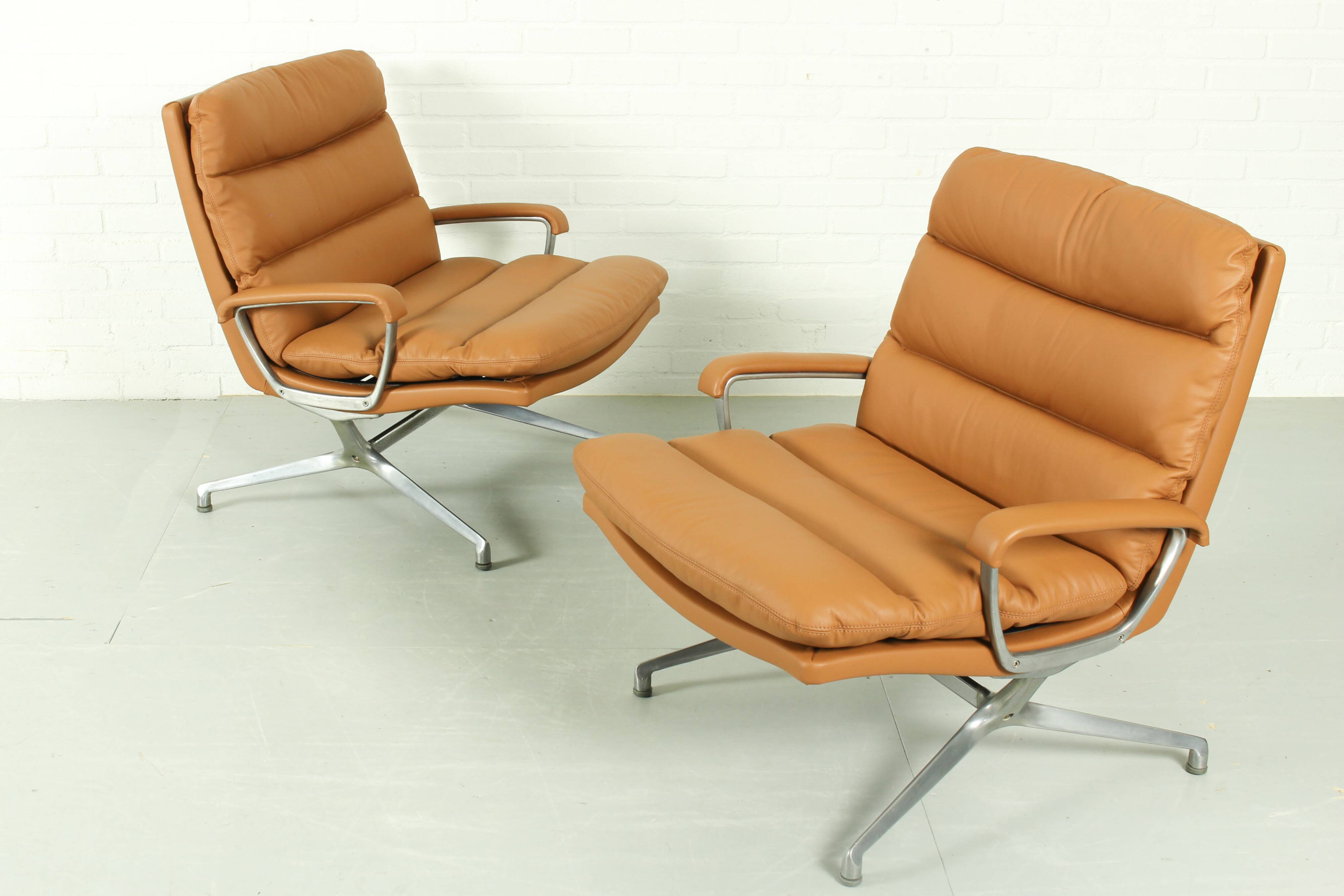 Set of 2 Paul Tuttle Lounge Chair 'Gamma' for Strässle, 1970s