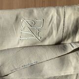 New pure linen sheet embroidered with VC day scale