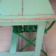 Table de ferme verte