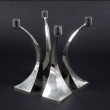 Set of four Italian candlesticks
