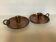 Pair of old copper candlesticks, rat of the cellar.