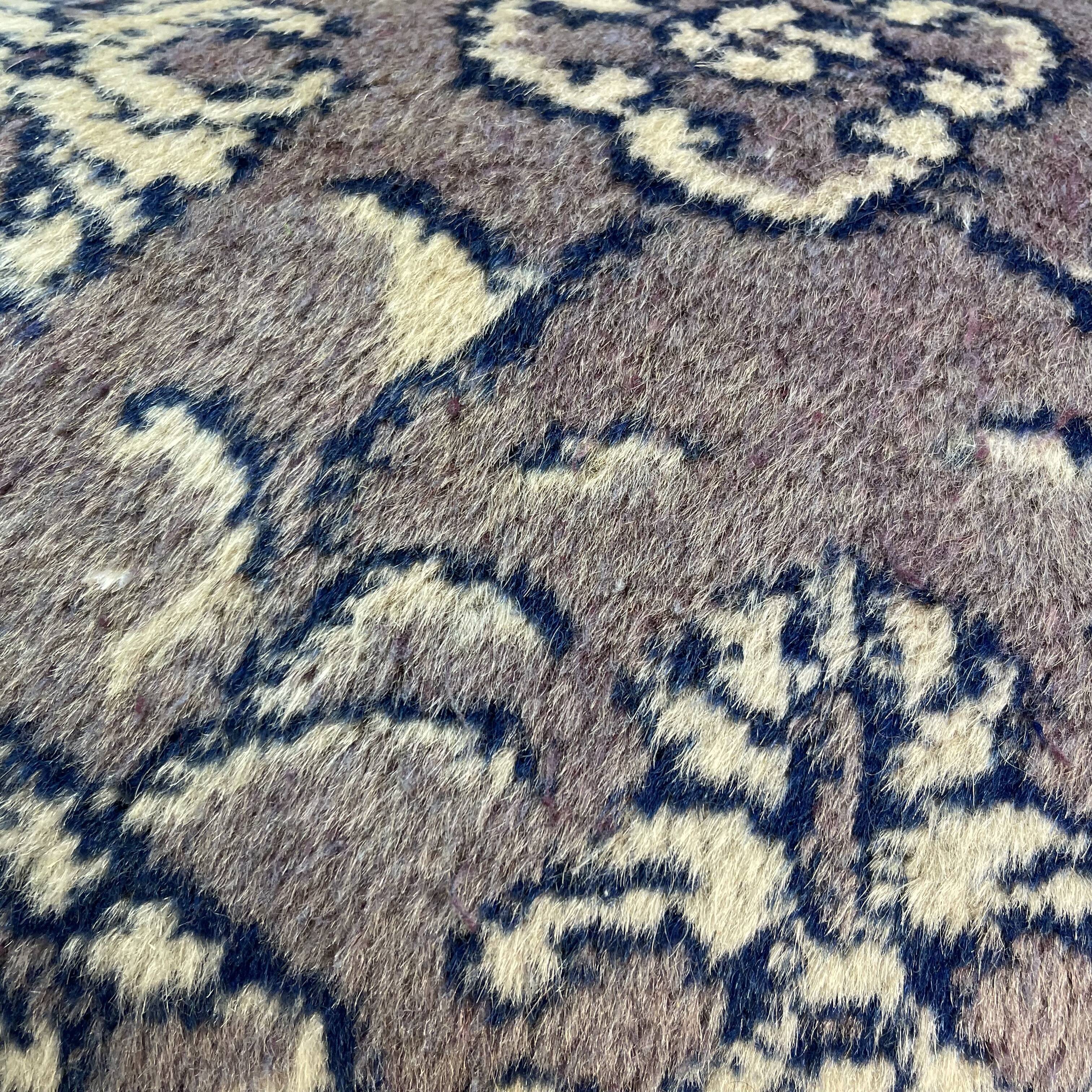 Vintage turkish hand knotted cushion cover, 30 x 60 cm