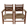 Pair of thrones vintage chairs