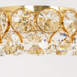 Recessed ceiling lamp, crystal glass design Palwa, Germany, 1970s