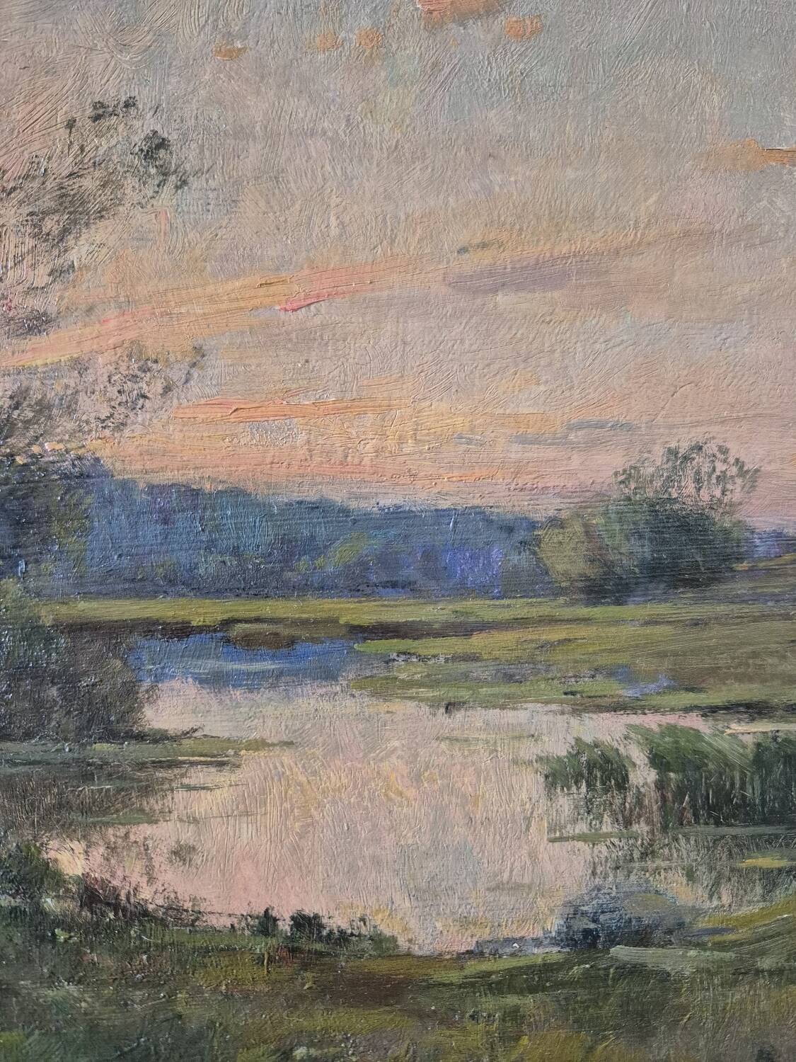 Sunset, 19th-century oil painting by Boulenger