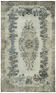 Hand-knotted antique turkish 1970s 173 cm x 284 cm blue carpet