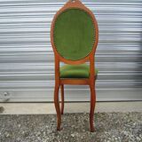 Room chair medaillon green fabrics