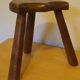 Brutalist design tripod stool