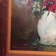 Painting oil bouquet flowers