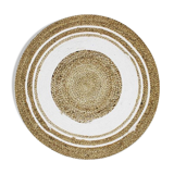 Round jute rug 70 cm