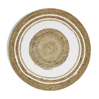 Round jute rug 70 cm