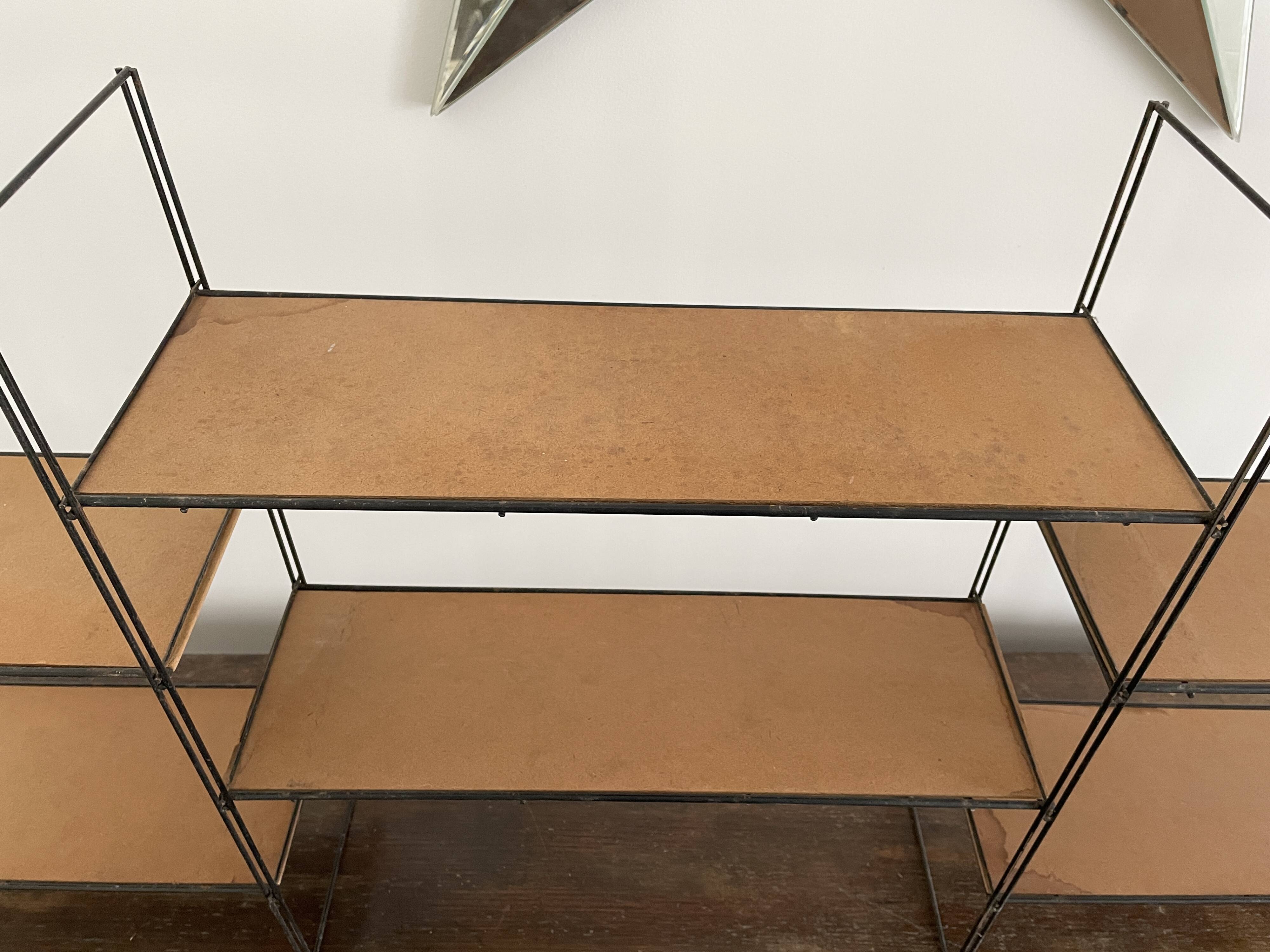 Triple modular shelves