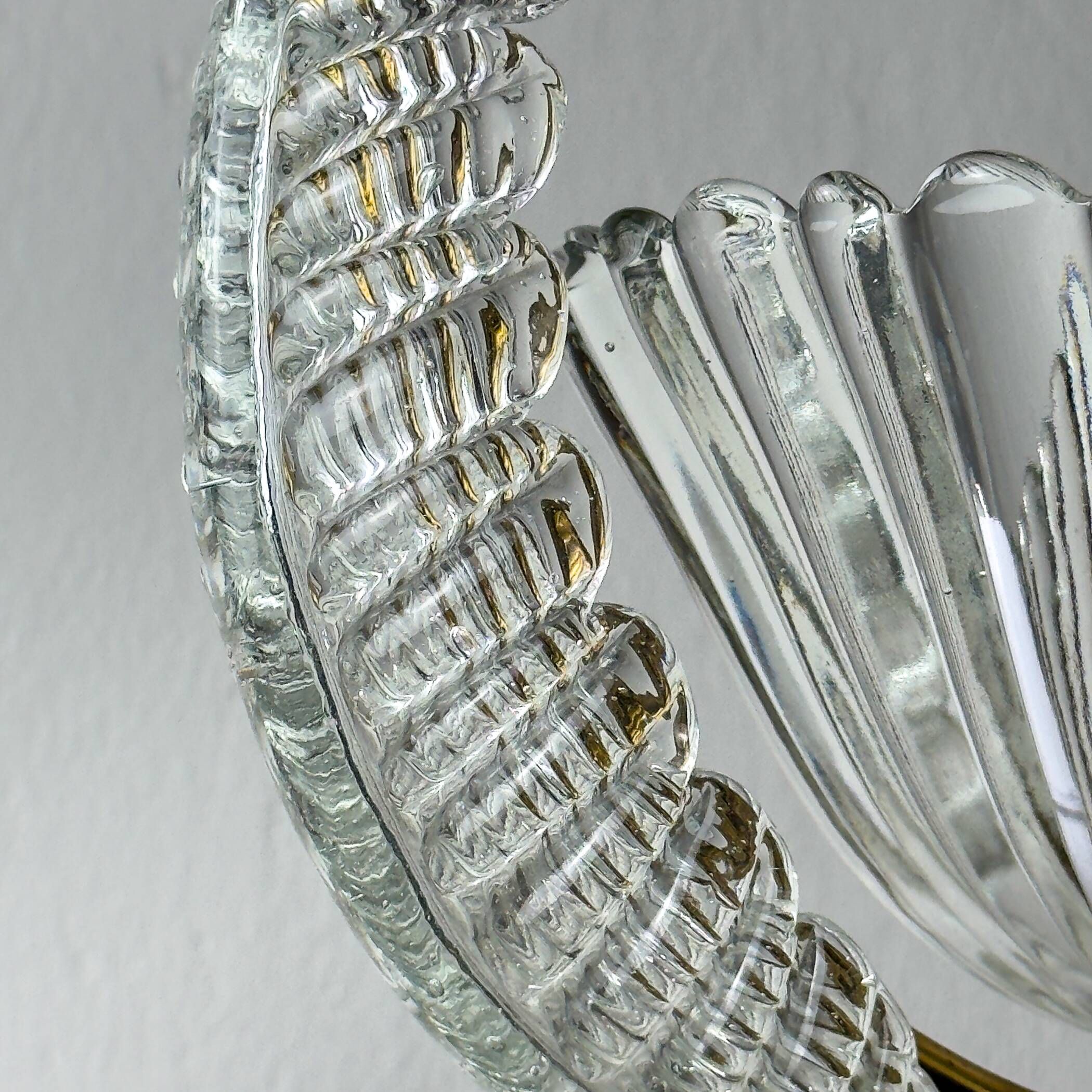 1930s Vintage Murano chandelier by Barovier & Toso, Italy