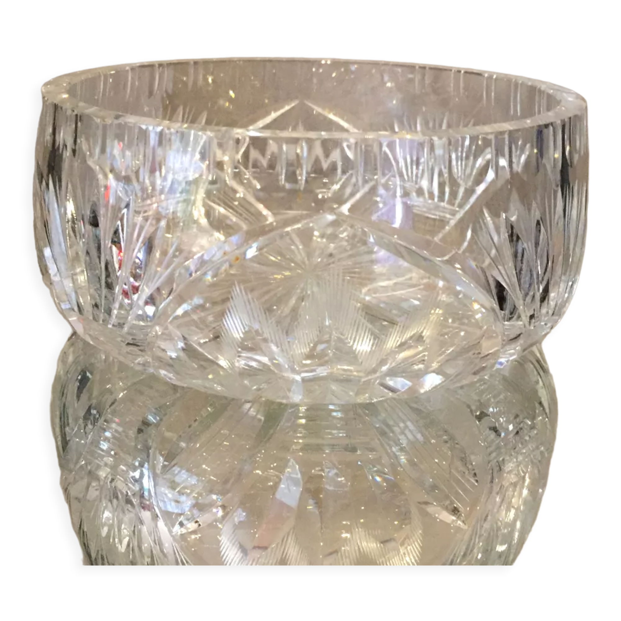 Small salad bowl or crystal pocket tray size