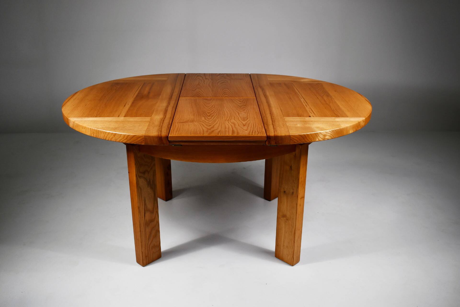 Dining table with extension, Maison Regain, 1970s.