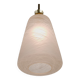 Brass Crown Pendant Light in Gio Ponti Style, Mid-Century, Italy, 1950s