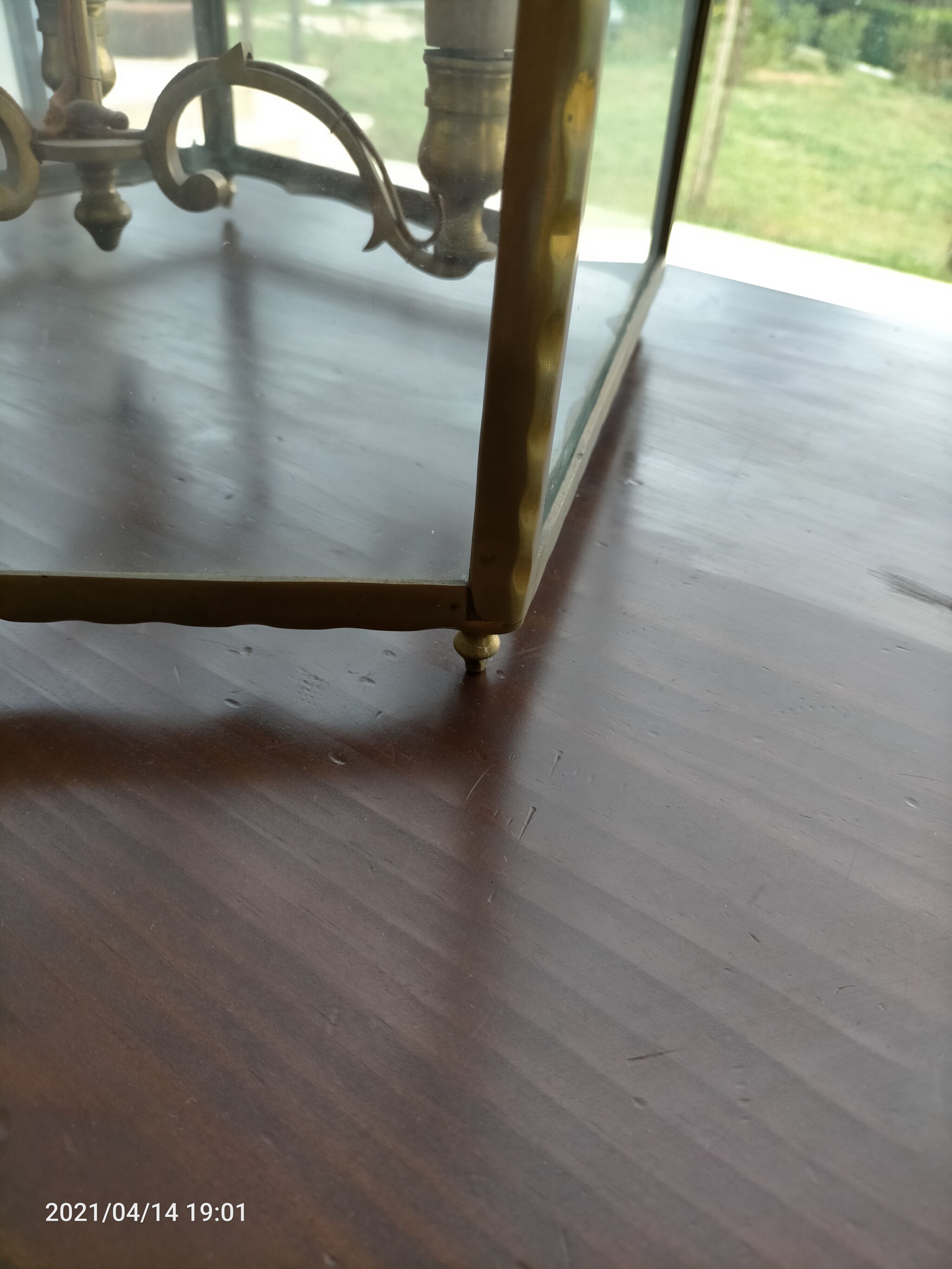 Antique lantern chandelier