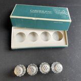 Coffret Cardheilhac de salières et poivriers Christofle – Argent 950/1000e