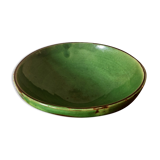 Green ceramic salad bowl