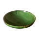 Green ceramic salad bowl