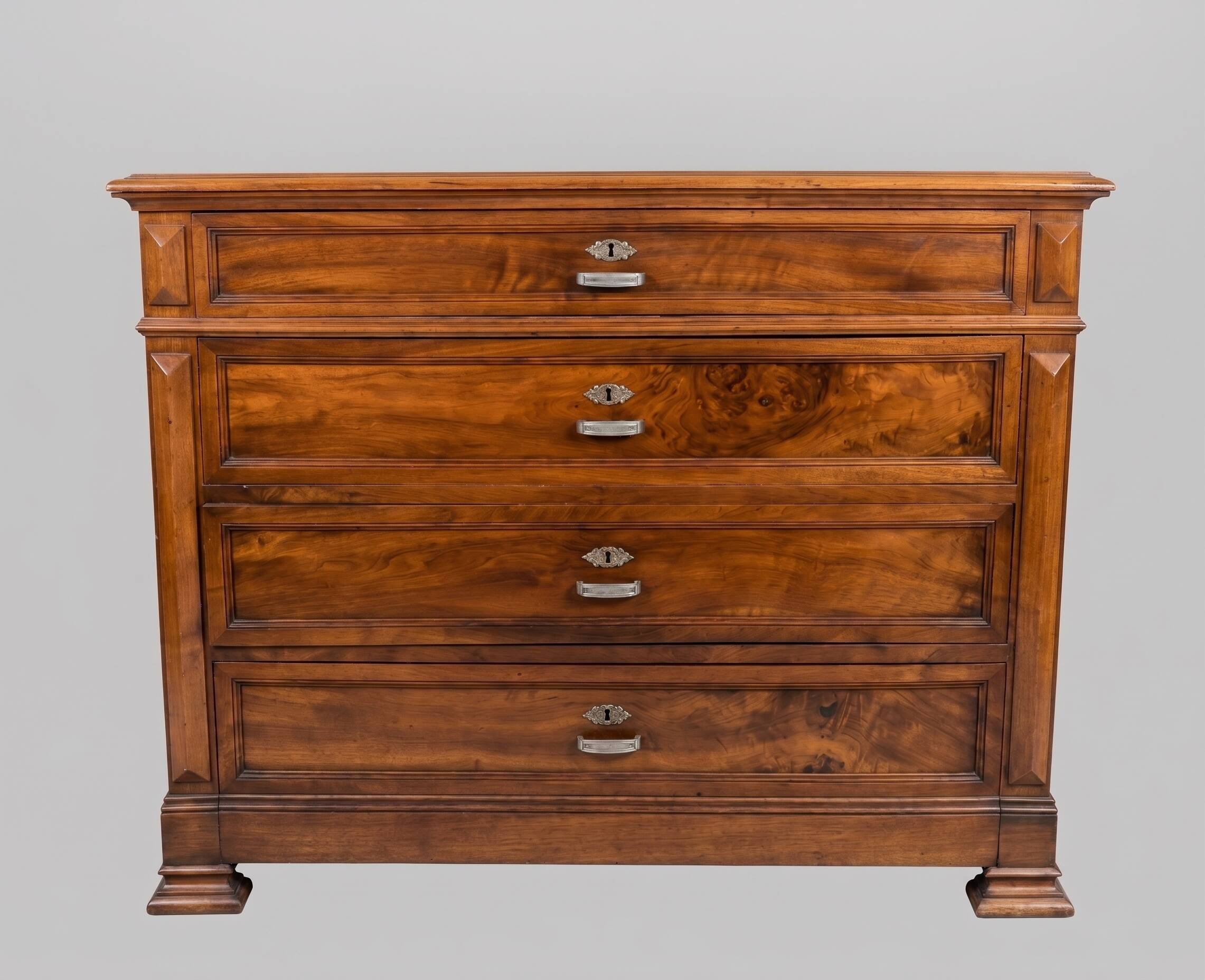Meuble Commode ancienne bois 4 tiroirs