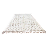 Tapis beni ouraine fait main traditionnelle taille 140 x 260 cm