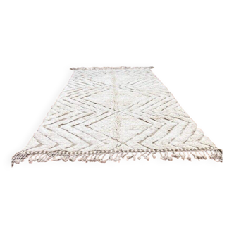 Handmade traditional beni ourain rug size 140 x 260 cm