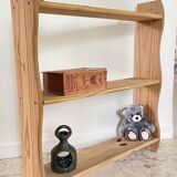 Shelf 3 vintage raw wood shelves
