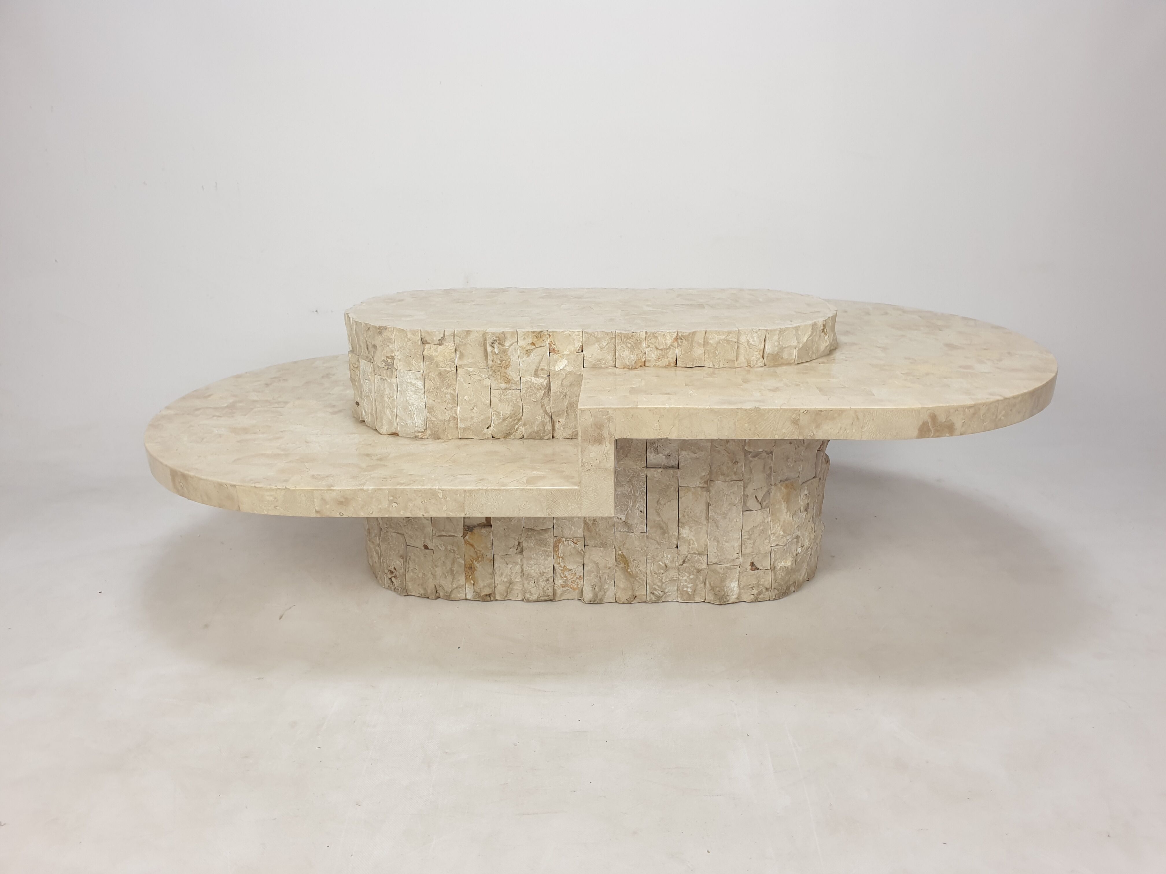 Magnussen Ponte Mactan Stone Coffee Table, 1980s