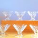 Service de 6 verres à cocktail art deco