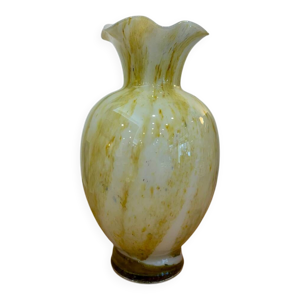 Vase en verre soufflé - collerette
