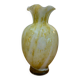 Vase en verre soufflé à collerette