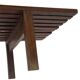 Slatted bench table wenge wood Martin Visser style 60's