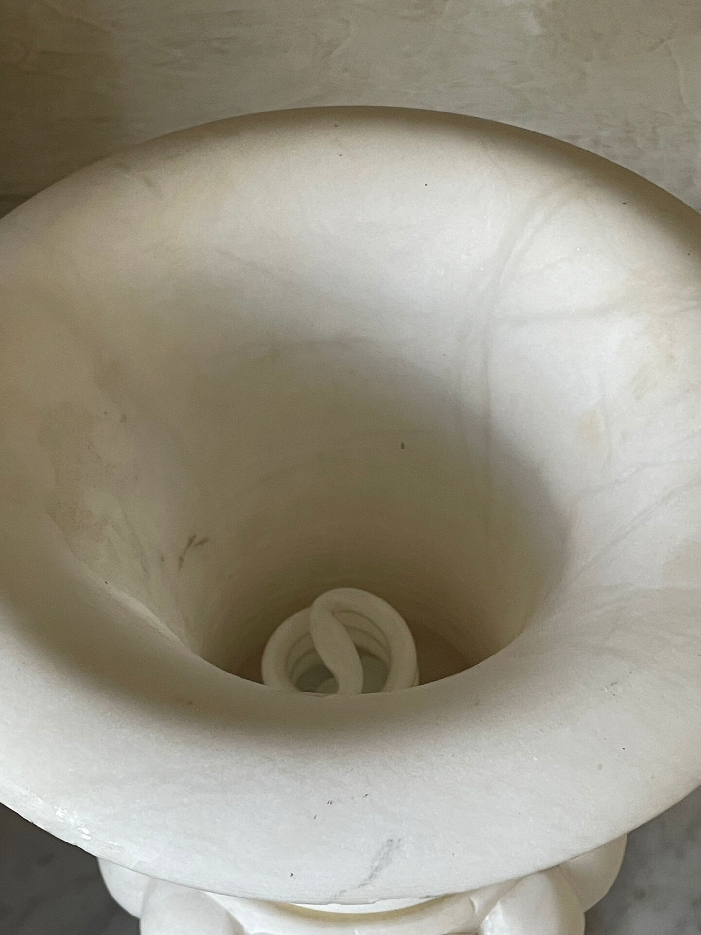 marble lamp Médicis vase Art Deco