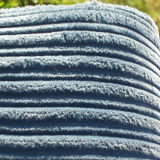 Vintage blue sofa 2 seats in velvet