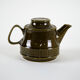 Ceramic teapot, Polish design, 1980s, made in Poland
