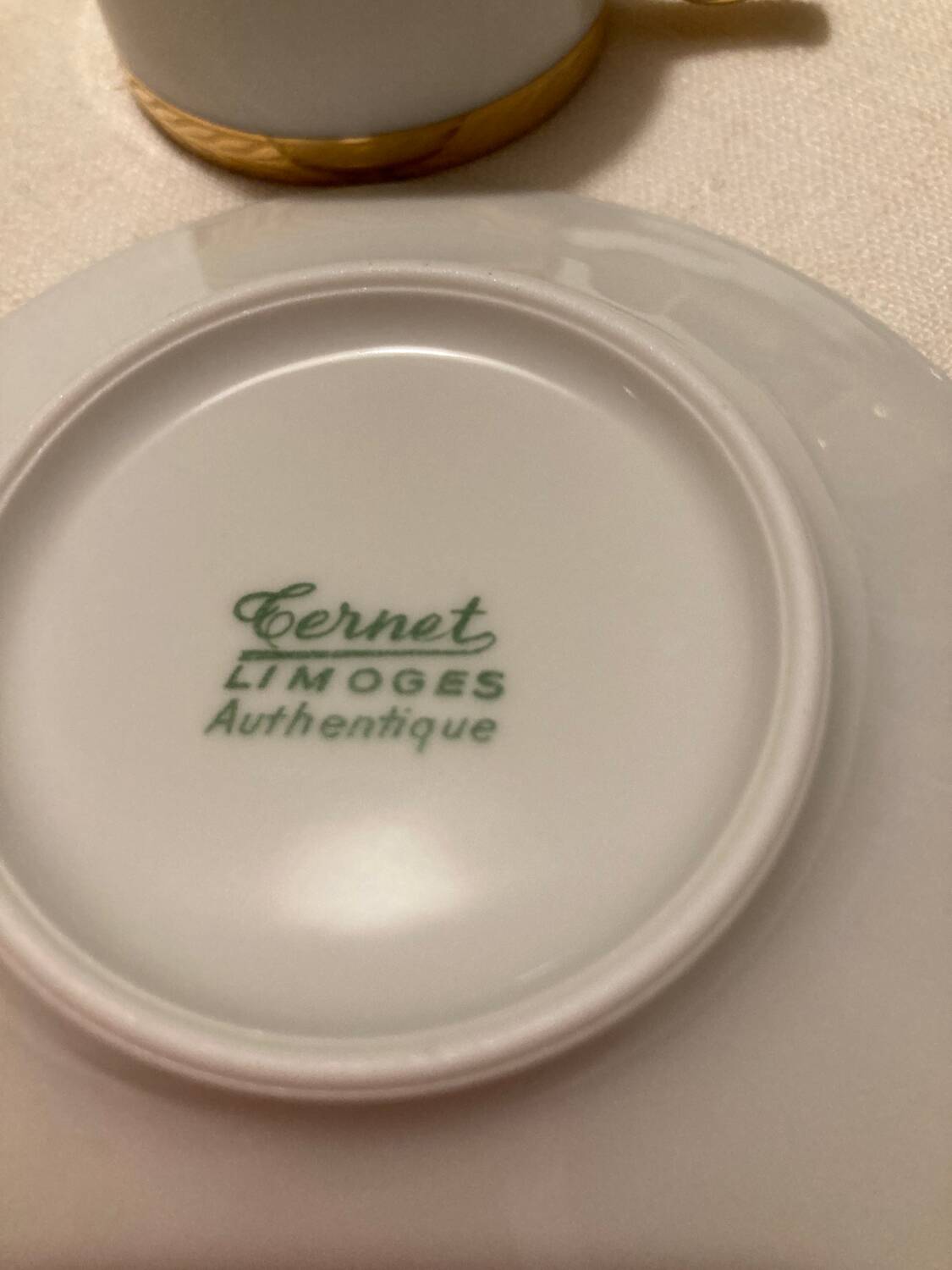 Limosges porcelain coffee cups
